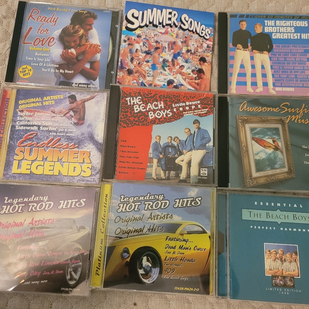 Collection of 9 Music CDs